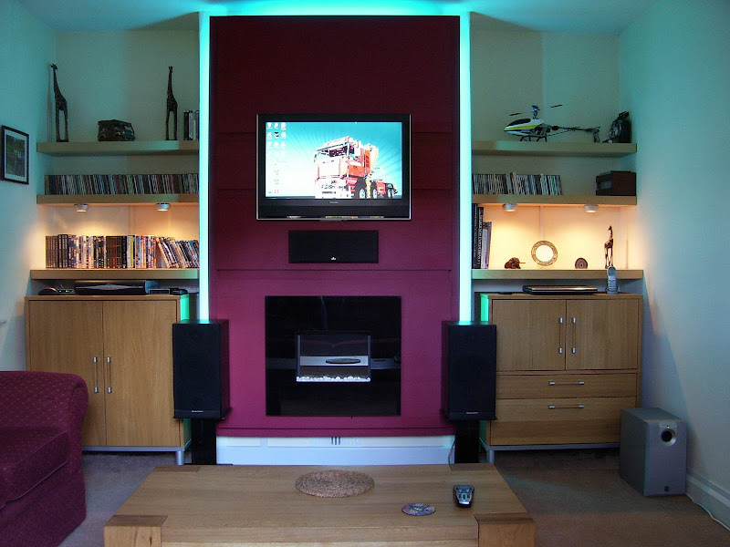 My Floating chimney wall Fireplace Project AVForums